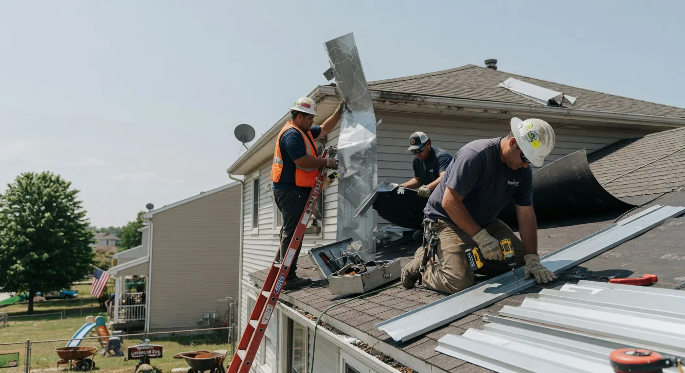 Storm Damage Metal Roof Repair in Stone Creek, OH